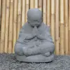  Product image 1 of the product “Sitting monk with namaste, about 50cm height ”